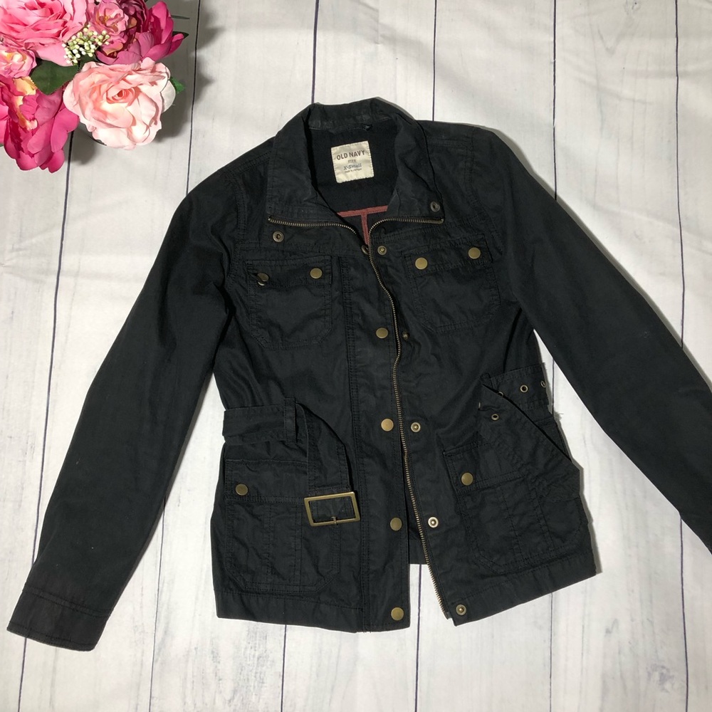 Old Navy Black Spring/Fall Jacket